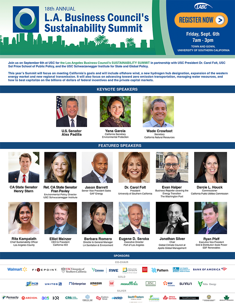 Register now for LABC’s Sustainability Summit