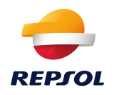 Repsol logo - orange and red, globe shaped